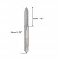 Uxcell Machine Tap 10-32 Unf Thread H2 Class 3 Flutes High Speed Steel Screw Threading Tapping Tool 5pcs
