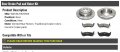 Rear Ceramic Brake Pads And Rotor Kit Compatible With 2003-2011 Lincoln Town Car