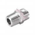 Uxcell Flat Fan Spray Tip 1 4bspt Male Thread 304 Stainless Steel Nozzle 65 Degree 4mm Orifice Diameter 2 Pcs