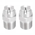 Uxcell Flat Fan Spray Tip 1 4bspt Male Thread 304 Stainless Steel Nozzle 65 Degree 4mm Orifice Diameter 2 Pcs