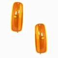 Side Marker Light Assembly Pair For Gmc Savana 1500 2500 3500 1996 To 2002 Front Corner Of Fender Replacement Gm2550152 