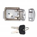 Minho Iron Motorcycle Rear Trunk Lock Silver Antia Theft With 2 Keys