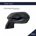Spieg To1320393 Driver Side Mirror Replacement For Toyota Corolla 2020-2021 Power Heated Bsm Black Ptm Cover 6pin Lh