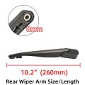 Rear Wiper Blade Arm Set Kit For Geely Gleagle Gx7 2012-2015 Tailgate Window Rain Brush That Meet Oem Quality Easy Diy Install