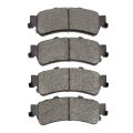 Disc Brake Pads For Gmc Safari 2003 2004 2005 Semi Metallic Friction Mechanical Wear Sensor 0 67 In Thickness 5 61 Width Front 