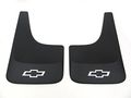 Gm 19213391 Splash Guards Front Or Rear Contoured Set Black With Chevrolet Logo 