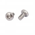 Uxcell M3x5mm 304 Stainless Steel Button Head Torx Screws Bolts T10 Drive 100pcs
