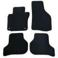 Floor Mats For 2010-2014 Vw Mkiv Golf Gti Black Nylon Front Rear Flooring Protection Interior Carpets 4pc By Ikon Motorsports 