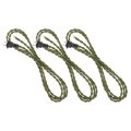 3 Pcs 6ft 18 2 Twisted Cloth Covered Lamp Cord Vintage Fabric Electrical Wire With Plug Stripped Ends Ready For Extension 
