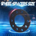 5x4 5 75 Hub Wheel Spacers 12mm Thick 78 1mm Bore 4 Pieces For Cherokee Liberty Camaro Corvette S10 Blazer Explorer Taurus