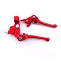 Tc-motor Red Handle Brake Clutch Levers For Chinese Pit Dirt Trail Motor Bike Motorcycle Motocross 90cc 110cc 125cc 140cc 150cc 
