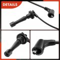 A-premium Ignition Spark Plug Wires Set Of 4 Compatible With Honda Cr-v Crv 1997 1998 1999 2000 2001 L4 2 0l