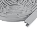 Weather Stripping Door Seal 29 Ft Foam Kerf Strips V-shape Soundproofing Exterior Frame Strip For Large Gap Grey Cover 