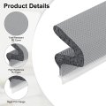 Weather Stripping Door Seal 29 Ft Foam Kerf Strips V-shape Soundproofing Exterior Frame Strip For Large Gap Grey Cover