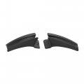 X Autohaux 1pair Car Roof Hardtop Rain Diverters Abs Water Gutter Extension Block For Jeep Wrangler Jl 2018-2020