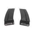 X Autohaux 1pair Car Roof Hardtop Rain Diverters Abs Water Gutter Extension Block For Jeep Wrangler Jl 2018-2020