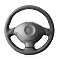 Mewant Customized Black Artificial Leather Car Steering Wheel Cover For Suzuki Jimny 2005-2014