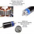 Micro Speed Reduction Motor Worm Gear Reducer Brushless Dc Electric Metal Gearwheel 36mm 230rpm
