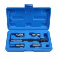 Utmall 19 Pcs Universal Injector Seat Cleaning Set Diesel Engines Cleanner Brush Kit With Drivers 5pc Cutter Cleaner