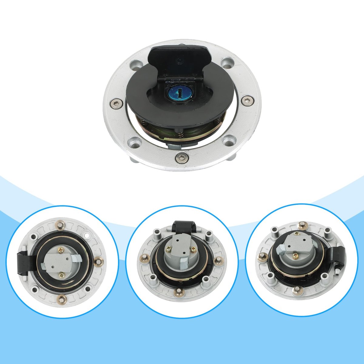 Ignition Switch Fuel Cap Seat Lock Key Set Replacement For Suzuki 37100-24f00 Gsxr1300 Hayabusa 1999-2007