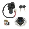 Ignition Switch Fuel Cap Seat Lock Key Set Replacement For Suzuki 37100-24f00 Gsxr1300 Hayabusa 1999-2007