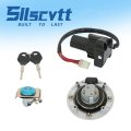 Ignition Switch Fuel Cap Seat Lock Key Set Replacement For Suzuki 37100-24f00 Gsxr1300 Hayabusa 1999-2007