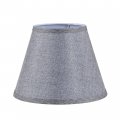 Aspen Creative 56034 Hardback Empire Transitional Uno Lamp Shade Charcoal Gray 5 Top X 9 Bottom 7 Slant Slip 33mm 