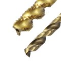 Metric Tap Drill Bit Set 2pcs M8 X 1 25 Spiral Flute Thread Taps Titanium Coated And 6 8mm Twist Bits Roasted Yellow Screw 