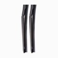 Hybrid Wiper Blade For Mazda Protege 1990 To 2003 26 In Black Plastic Frame Hook Connection Pre Attached Adapter Front