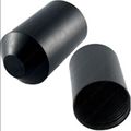 4 Heat Shrink End Cap 25 Pieces Black 