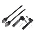 4pcs Front Inner Outer Tie Rod Ends Kit Suspension Steering End For Cadillac Escalade Esv Chevrolet Tahoe Drag Link No Es3493 