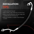 A-premium A C Discharge Line Hose Assembly Compatible With Dodge Ram Models 1500 V6 3 7l Compressor To Condenser