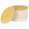 100pcs Hook And Loop Sanding Discs 5 Inch No-hole 320-grit Sandpaper Backing Aluminum Oxide Round For Polishing Accessories 