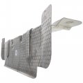 Polaris Rzr Shield Stainless Rear Genuine Oem Part Qty 1