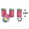 Superman Supergirl Cute Chibi Character Tire Rim Wheel Aluminum Valve Stem Caps