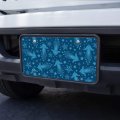 Graphics More Wonder Woman Movie Blue Pattern Novelty Metal Vanity Tag License Plate
