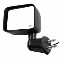 Ocpty Black Driver Side And Passenger View Mirror Textured With Power Adjustment Manual Folding Heated Compatible For 2007-2017