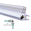 Universal 45 Degree Shower Door Magnetic Profile Seal For Glass-to-glass Applications 73 Long With White Magnet 32 3 16 1 4 Or