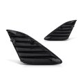 Fog Light Bezel Cover Pair For 2012 2013 2014 Toyota Camry Driver And Passenger Side Black Finish Fits To1038147 To1039147 