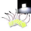 Xspeedonline 10pcs 48smd Cob White Led Panel Festoon T10 Ba9s Car Interior Dome Map Light Bulbs Widely Used Exterioring As 