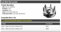 Front Wheel Hub And Bearing Assembly Compatible With 2002-2006 Chevy Trailblazer Ext Abs Brakes
