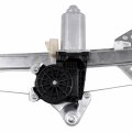 Power Window Regulator With Motor 741 064 For Cadillac Cts 2003 2004 2005 2006 2007 Rear Left Driver Side Replacement 