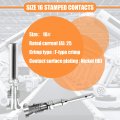 Deutsch Dt02 Grey 2 Pin Connectors 5 Set Waterproof Electrical Wire Connector With Stamped Contacts And Seal Plugs For Truck