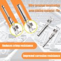 Deutsch Dt02 Grey 2 Pin Connectors 5 Set Waterproof Electrical Wire Connector With Stamped Contacts And Seal Plugs For Truck