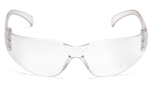 Pyramex Safety Intruder Reader Bifocals Clear Frame With Lens 3 Pair 2 5