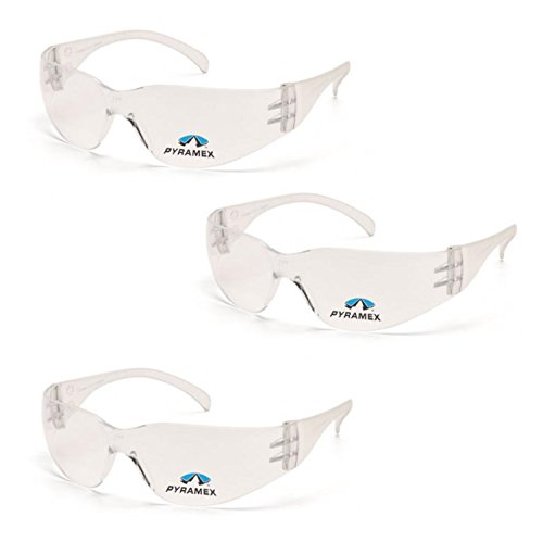 Pyramex Safety Intruder Reader Bifocals Clear Frame With Lens 3 Pair 2 5