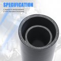 Automotive Universal Silicone Hose Straight 4 102 Mm Id 12 305 Length 0 2 5 Wall Thickness Reinforced Design Withstands Up To