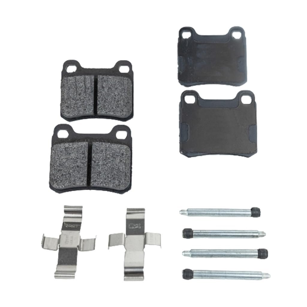 Rear Brake Pad Set For Mercedes Benz C280 1994 1995 Organic Wheel With 4 Caliper Pins And 2 Spreader Springs Replacement