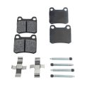 Rear Brake Pad Set For Mercedes Benz C280 1994 1995 Organic Wheel With 4 Caliper Pins And 2 Spreader Springs Replacement