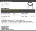 Rear Right Passenger Side Parking Brake Cable Compatible With 2005-2013 Toyota Tacoma
